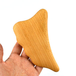 Holz Gua Sha Massage werkzeug Benutzer definiertes Logo Holz Guasha Massage gerät Körper Selbst Hautpflege Spa Facial Lifting Beauty - Product Image 5