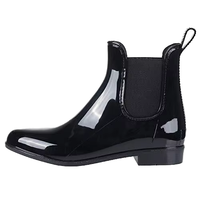 Bottes de pluie courtes personnalisées en PVC imperméable et tissu de coton pour l'agriculture et le jardinage