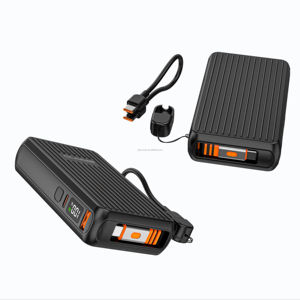Soluzione di Power Bank portatile H26 10000mah con uscita cavo retrattile incorporato - Product Image 1