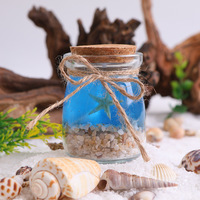 Kreative Handgemachte Ozean-Themen Aroma-Kerzen mit Seestern & Muschel, Gelwachs-Dekorationskerzen mit Duft
