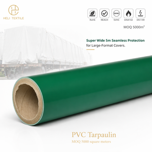 Rouleau de bâche super large 3,2 m 100 % polyester enduit <span class=keywords><strong>PVC</strong></span> pour tentes, usage industriel, ignifuge, couvertures extérieures - Product Image 1