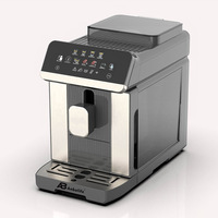 Machine à café automatique Anbolife avec fonction de pré-infusion, écran LED, mémoire personnalisable, option Wi-Fi et moulin à café conique intégré