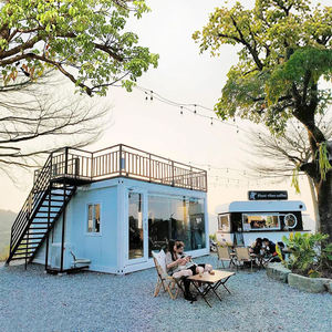 Casa móvil de 1 dormitorio, paquete plano, casa prefabricada, panel sándwich, hotel móvil para uso en exteriores - Product Image 1