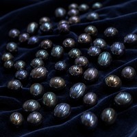 Perles de culture d'eau douce vertes paon 8-9mm en forme de riz, brin lâche pour la fabrication de bijoux