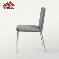 Chaise de salle à manger confortable en aluminium poli empilable, pour usage général ou spécifique, idéale pour hôtels et banquets – Nouveauté très demandée