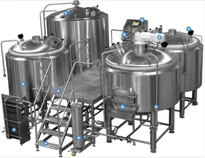 1000L Micro Bia Sản Xuất Bia Brewhouse Với 2000L Lên Men Thiết Bị