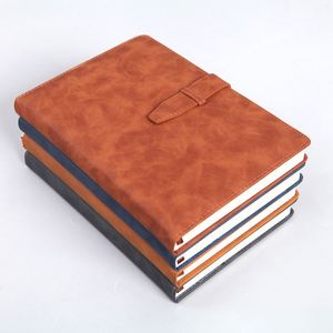Vente directe d'usine, carnet A6 en simili cuir PU, logo personnalisé, carnet de bureau, carnet d'affaires - Product Image 1