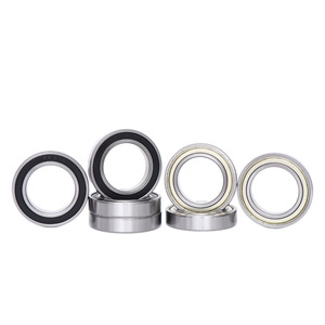 Roulements à billes à gorge profonde en stock 6006-6011 Haute précision P5 Lubrification à l'huile Acier inoxydable Acier chromé 2RS ZZ Joints C3 Déport - Product Image 1