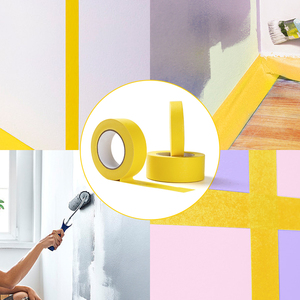 Ruban <span class=keywords><strong>de</strong></span> <span class=keywords><strong>masquage</strong></span> en crêpe anti-transfert <span class=keywords><strong>de</strong></span> précision pour des lignes <span class=keywords><strong>de</strong></span> peinture nettes, des travaux <span class=keywords><strong>de</strong></span> finition multicolores et la peinture personnalisée - Product Image 2