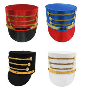 Hombre Mujer Conductor Circo Juguete <span class=keywords><strong>Soldado</strong></span> Navidad Cascanueces Banda Major Ringmaster Majorette Red Top Hat Victorian - Product Image 1