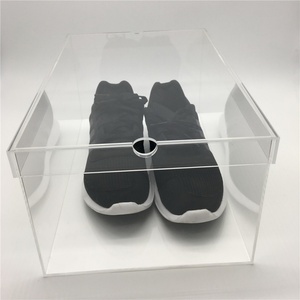 Offre Spéciale : Boîte de Rangement pour Chaussures en Acrylique Faite à la Main avec Couvercle, Certifiée TUV, Écologique, Logo Sérigraphié - Product Image 3