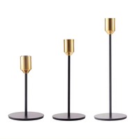 Bestseller kleiner Kerzenständer aus Metall schlankes Design einzigartige handgefertigte Messing-Bearbeitung dekorative Beleuchtung für Haus und Hotel