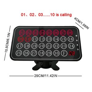 Nhà Máy Bán Nhà Hàng Không Dây Waiter Cuộc Gọi Hệ Thống 1 Máy Chủ Nhận 10 Nút Khách Pager Buzzer Đặt Hàng Chuông Cho Bar Cafe Hookah - Product Image 4