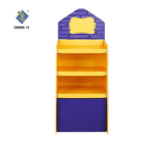 Personalizado plegable impermeable Cartón plegable pantalla soporte juguete estante de exhibición con cero montar - Product Image 6