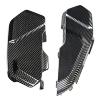 AISKA Couvercle de boîtier de commande moteur extérieur en fibre de carbone et couvercle de borne de batterie pour BMW F90 M5 F91 F92 F93 M8 2018+