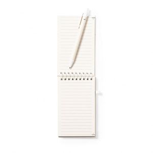 New Arrival Eco-Promotional Recycled Milk Carton Hard Cover Made Cardboard Aluminum Fabric-Spiral Notepads <b>Sticky</b> <b>Notes</b> Eco-Pen - Product Image 3