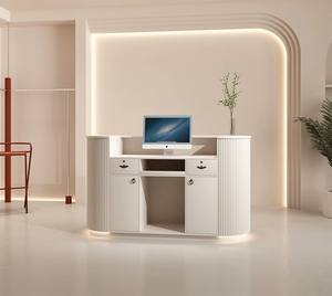 Mostrador de Recepción de Oficina Comercial Moderno <span class=keywords><strong>y</strong></span> Elegante de Alta Calidad con Cajones para Salón de Belleza, Hogar, Bar, Hotel, Hospital <span class=keywords><strong>y</strong></span> Oficina - Product Image 6