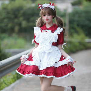 Traje de sirvienta para mujer, vestido de sirvienta, vestido de Sissy de Anime japonés, traje de Lolita gótico clásico dulce, delantal de fantasía de sirvienta francesa - Product Image 3