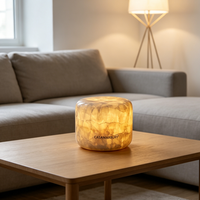 Lampe de chevet en marbre, lampe de nuit tactile, lampe de chevet pour chambre à coucher, type C rechargeable, petite lampe de bureau, lampe de chevet, lampe d'ambiance LED