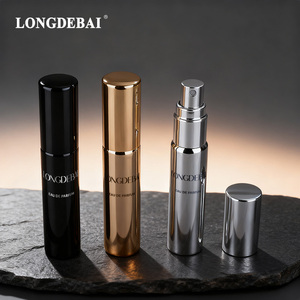 Best Sell Custom 5ml Empty Mini Sample UV Glass Refillable Perfume Atomizer <b>Tester</b> Vials 10ml <b>Gold</b> Plating Perfume Glass Bottle - Product Image 2