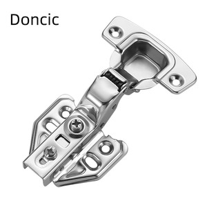 Doncic thủy lực 77g giấu cửa sổ đôi hành động đồ nội thất bản lề mềm đóng tủ bếp đầy đủ lớp phủ cửa tủ bản lề - Product Image 3