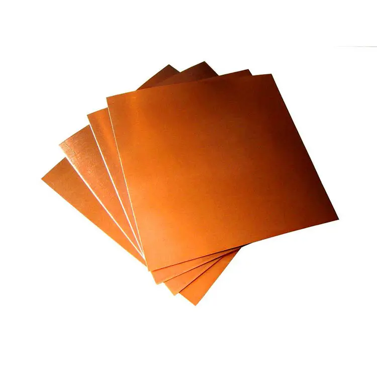 Good Quality Low Price Popular Product Pure Copper Sheet Or Brass Copper Plate2mm cathodes 99.99%Sheet Gold Color For Decoration