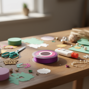 ริบบิ้นอิลัน กรอสเกรน 15Y 2.0ซม. สีม่วง สำหรับงานประดิษฐ์ - Product Image 2