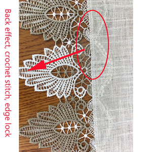 1 pièce de <span class=keywords><strong>chemin</strong></span> de <span class=keywords><strong>table</strong></span> en <span class=keywords><strong>dentelle</strong></span>, set de décoration pour la maison, antidérapant, résistant à la chaleur - Product Image 6