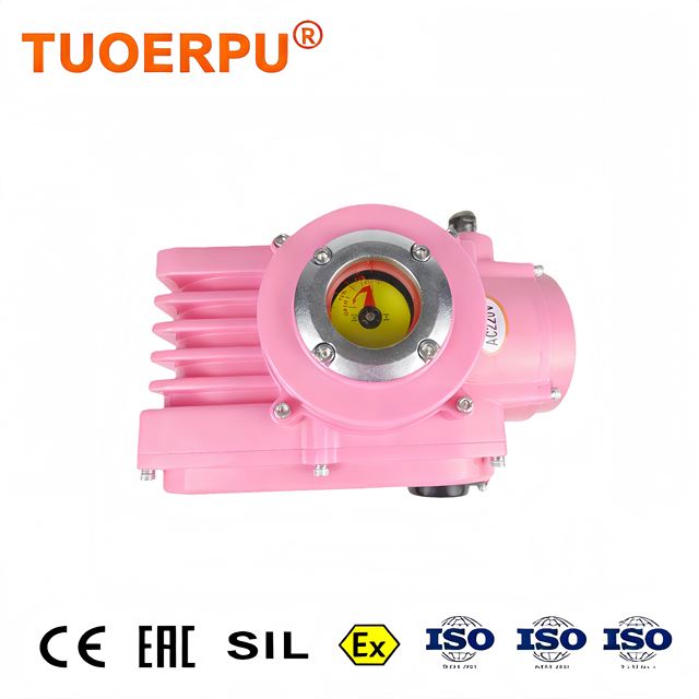 50Nm Quarter Turn AC12-24V/AC110-220V IP67 Electric Actuator for Water Ball Valve OEM Model TOP-105