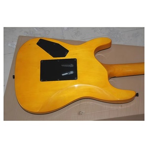 Flyoung Double Shake Ay Tanrıçası Elektro Gitar Ihlamur Gövde Parlak Kaplama 2 Plektrum Aktif Manyetik Akçaağaç Arka/Yan Kısım Abanoz - Product Image 5
