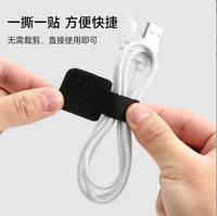 Attaches-câbles en nylon auto-adhésifs pour câbles d'alimentation et de données avec support adhésif 3M, lot de 10