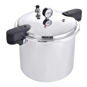 Autocuiseur en aluminium 23L Marmite de cuisson haute qualité en aluminium <span class=keywords><strong>Canner</strong></span> avec manomètre à cadran - Product Image 2