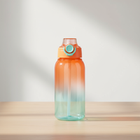 Logo personnalisé Bouteille d'eau potable en plastique au parfum créatif sans Bpa aromatisée aux fruits avec gousse de goût
