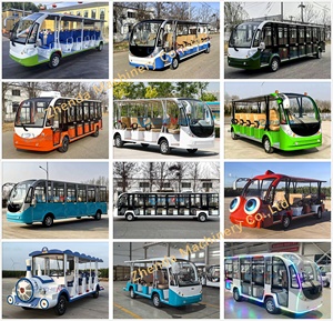 รถบัสไฟฟ้า รถบักกี้เที่ยวชมสถานที่ใหม่ 14 ที่นั่ง พื้นที่กว้างขวางสำหรับนักท่องเที่ยว บริการขนส่งพิเศษ ผลิตที่เหอหนาน มีจำหน่าย - Product Image 5