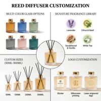 Diffuseur de parfum en verre artisanal, écologique, sans alcool, de luxe, parfum longue durée, décoration moderne pour la maison, métallique haut de gamme