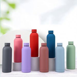 Bouteilles isothermes à double paroi réutilisables Xq23, 350 ml, petite ouverture, en acier inoxydable - Product Image 2