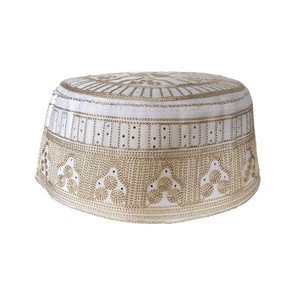 Chapeau de prière musulman pour hommes et femmes Chapeau universel islamique Ramadan juif <span class=keywords><strong>Kippa</strong></span> pour homme Chapeau enveloppant pour homme - Product Image 2