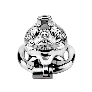 Dispositivo de Castidad Masculino FRRK con Cabeza de Animal de Metal y Campana, Candado para Pene, Jaula de Castidad Metálica, Juguetes Sexuales para Hombres - Product Image 5
