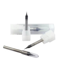 Fresas de acero de tungsteno con recubrimiento AITiN 65HRC, 2/4 filos, brocas de router CNC de alta precisión para herramientas CNC, personalización ODM