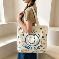 Sacs en toile lavables en coton et lin 100 % de qualité alimentaire, légers, les plus populaires, avec logo personnalisé, pour cadeaux promotionnels sur le thème de l'anime, vente en gros