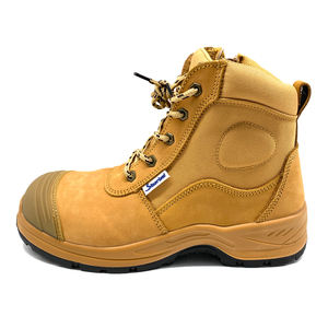 عالية الجودة أستراليا الأصفر <span class=keywords><strong>Nubuck</strong></span> أحذية السلامة من الجلد مع إصبع القدم الصلب البناء الصناعي أحذية أمان للعمال الرجال - Product Image 2