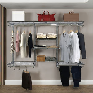 <span class=keywords><strong>Kit</strong></span> d'organisation de placard moderne sur mesure en métal pour dressing, étagères suspendues pour meubles de maison, chambre à coucher, bureau à domicile - Product Image 2