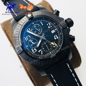 Montre pour homme de qualité supérieure 5A, double fuseau horaire, boîtier en acier inoxydable, étanche, avec calendrier et lumière nocturne - Product Image 3