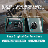 Pour Maserati Ghibli Quattroporte 14-16 Portable voiture Navigation GPS CarPlay Smart Box Apple AirPlay Android Auto miroir tableau de bord