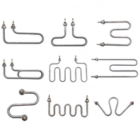 Élément chauffant tubulaire SS304 220V pour chariots de cuisson à la vapeur du riz et chariots de maintien au chaud des aliments, personnalisable 120V