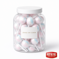 Sucettes Dextrose Dures Sans Sucre Certifiées Casher, Bonbons Aromatisés aux Fruits sur Bâtonnet en Sachet, Logo Personnalisé OEM, Vente en Gros