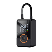 Gonfleur de pneus double alimentation 4000mAh Mini compresseur d'air sans fil ABS 50W Puissance Affichage double écran Pompe à pneus portable pour voiture et vélo