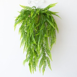 Plante artificielle suspendue murale type fougère de Boston, 30cm-100cm, en plastique, bouquet de vigne verte, décoration intérieure - Product Image 1