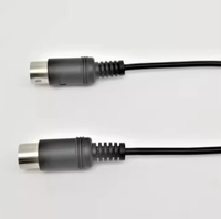 Wavelink 1m MIDI DIN 5-Pin Stecker auf Stecker Geflochtenes Abgeschirmtes Kupferleiter-Verlängerungskabel für Audio/Video-Übertragung CE-zertifiziert