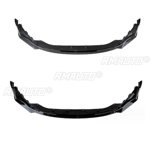Gloss Black Front Bumper Lip Spoiler Diffuser <b>Splitters</b> Body Kit Aprons Cover Guard Trim for BMW M3 G80 M4 G82 2021 2022 2023+ - Product Image 4